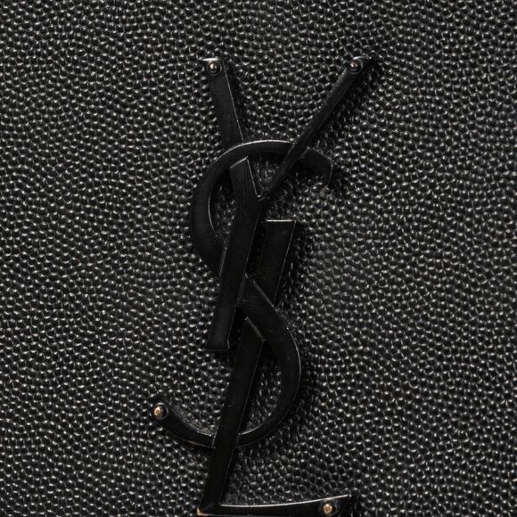 Saint Laurent Kate Medium Nero Grain de Poudre Embossed-Leather Shoulder Bag - Picture 8 of 12